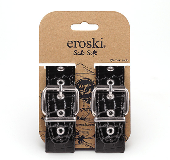 Esposas Cobra Black c/cadena 3cm